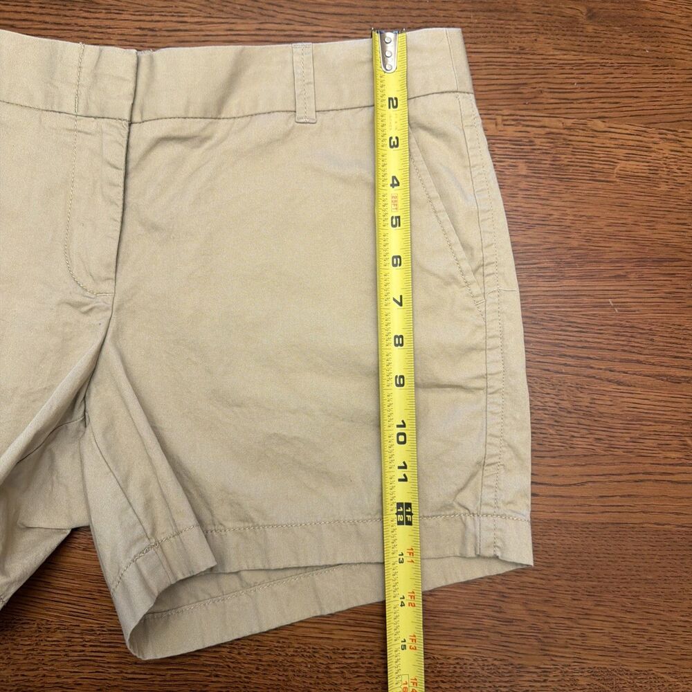 J Crew Shorts Womens 8 Khaki Chinos - Picture 5 of 9